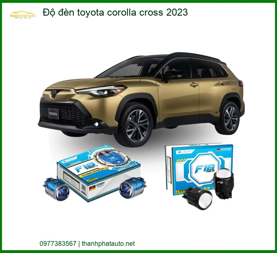 Độ đèn Toyota Corolla Cross 2023 - Địa Chỉ Nâng Cấp Uy Tín TPHCM