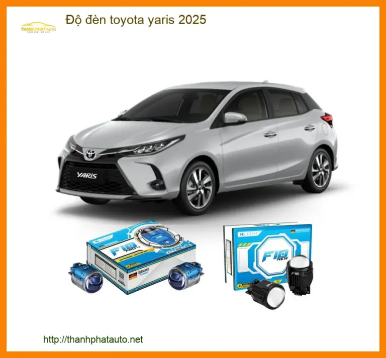 Độ Đèn Bi LED Laser Toyota Yaris 2025 - Địa Chỉ Lắp Đặt Chính Hãng TPHCM