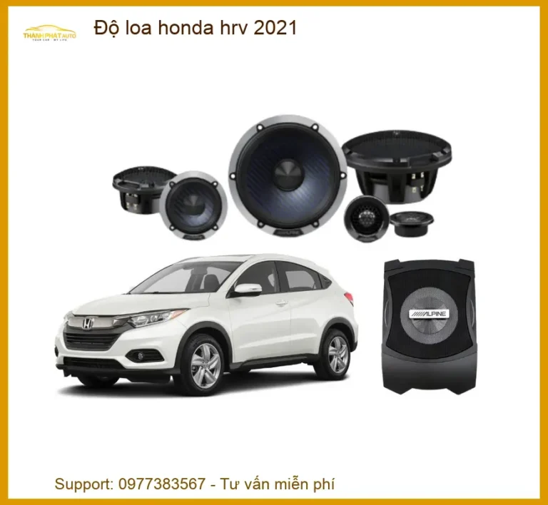 Độ Loa Ô Tô Honda HRV 2021 - Trung Tâm Nâng Cấp Chính Hãng TPHCM