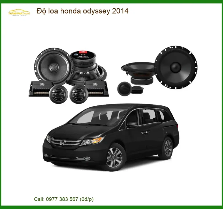 Độ Loa Honda Odyssey 2014 - Trung Tâm Nâng Cấp Loa Chính Hãng TPHCM