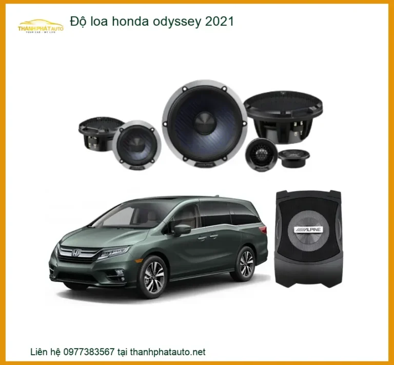 Độ Loa Cao Cấp Honda Odyssey 2021 - Địa Chỉ Độ Loa Chính Hãng TPHCM