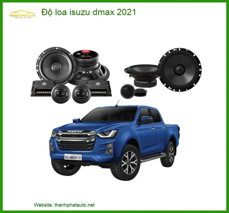 Độ Loa Ô Tô Isuzu Dmax 2021 - Trung Tâm Nâng Cấp Chính Hãng TPHCM