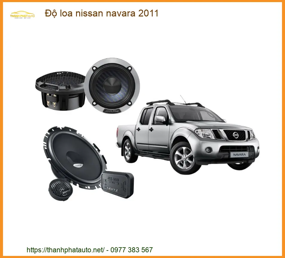 Độ Loa Nissan Navara 2011 - Trung Tâm Nâng Cấp Âm Thanh Uy Tín TPHCM