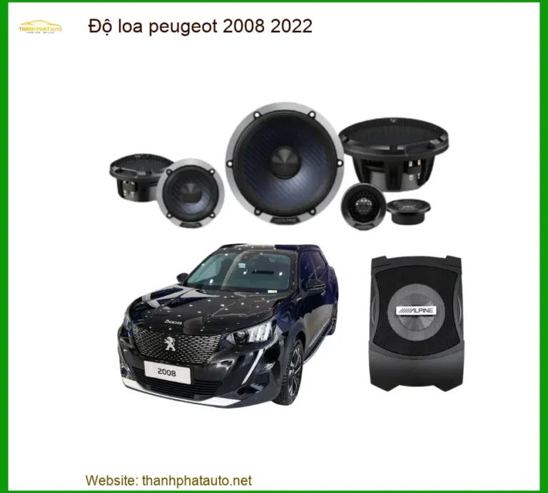 Độ Loa Peugeot 2008 2022 - Trung Tâm Thi Công Chính Hãng TPHCM