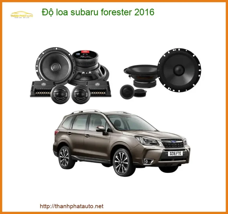 Độ Loa Sub Subaru Forester 2016 - Trung Tâm Nâng Cấp Uy Tín TPHCM