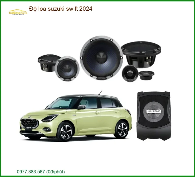 Độ Loa Suzuki Swift 2024 - Trung Tâm Nâng Cấp Âm Thanh Ô Tô Chính Hãng TPHCM