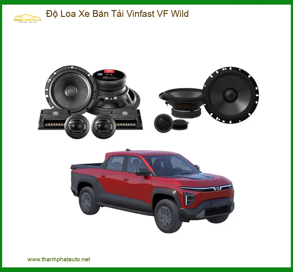 Độ Loa Xe Bán Tải Vinfast VF Wild - Trung Tâm Độ Chính Hãng TPHCM