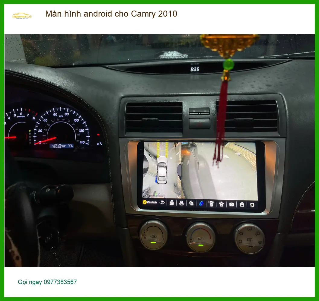 Anh Lâm nâng cấp màn hình Android cho Camry 2010 tại Quận 9 cần nhiều tiện ích ảnh thực tế 2