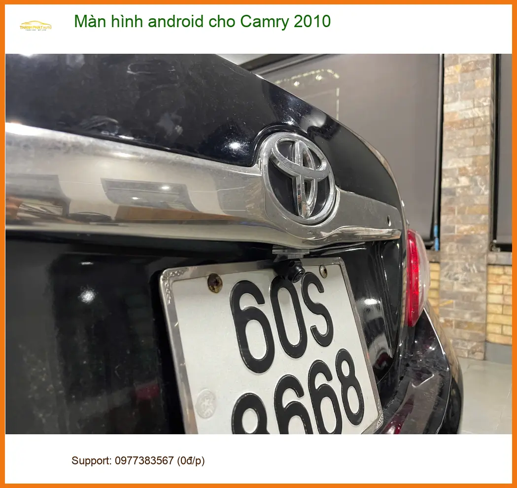 Anh Lâm nâng cấp màn hình Android cho Camry 2010 tại Quận 9 cần nhiều tiện ích ảnh thực tế 4
