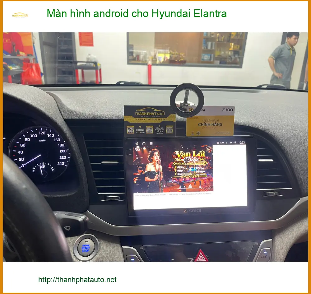 Chị Thảo nâng cấp màn hình Android cho Hyundai Elantra Quận 12, hiện đại hơn ảnh thực tế 2