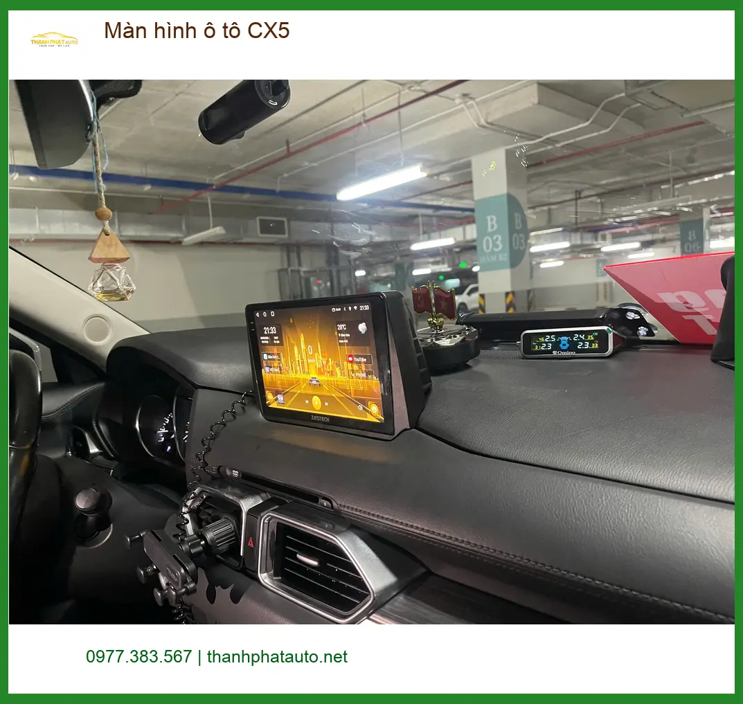 Chị Thảo nâng cấp Màn hình ô tô CX5 tại Quận 9 uy tín, chính hãng