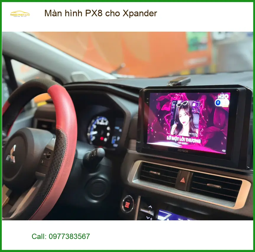 Anh Nam lắp Màn hình PX8 cho Xpander tại Quận 12 vì màn zin chậm và thiếu tính năng