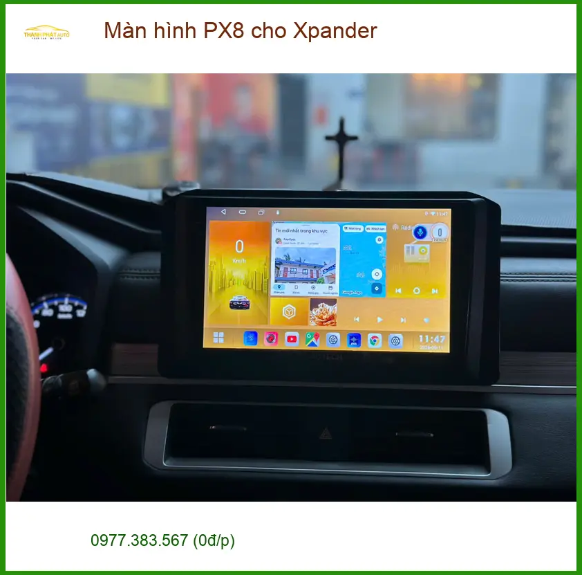 Anh Nam lắp Màn hình PX8 cho Xpander tại Quận 12 vì màn zin chậm và thiếu tính năng ảnh thực tế 4