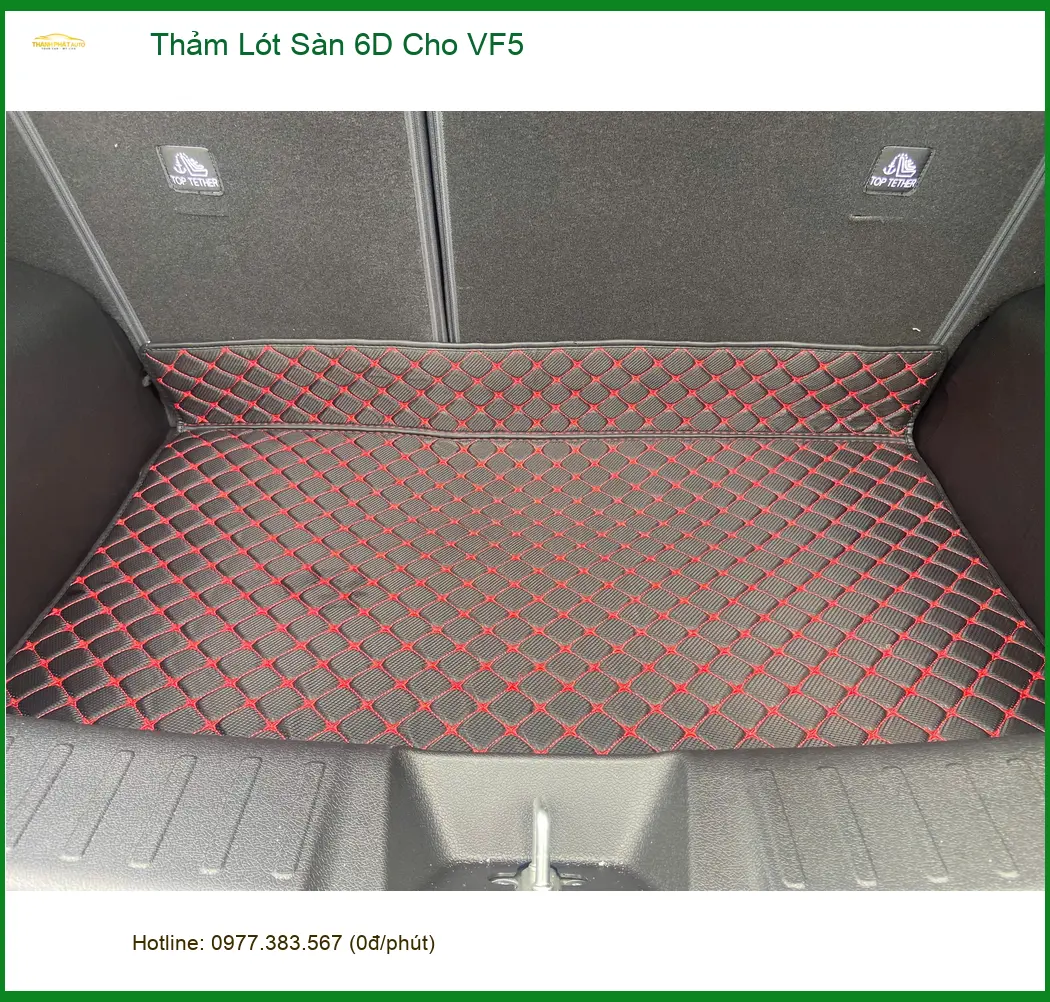 Anh Khải lắp Thảm Lót Sàn 6D cho VF5 tại Quận 12 giữ xe luôn sạch đẹp ảnh thực tế 3
