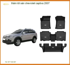 Thảm Lót Sàn Chevrolet Captiva 2007 - Địa Chỉ Lắp Đặt Uy Tín TPHCM