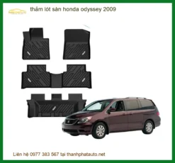 Thảm Lót Sàn Honda Odyssey 2009 - Địa Chỉ Lắp Đặt Chính Hãng TPHCM