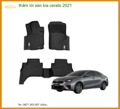 Thảm Lót Sàn Kia Cerato 2021 - Địa Chỉ Lắp Đặt Uy Tín TPHCM