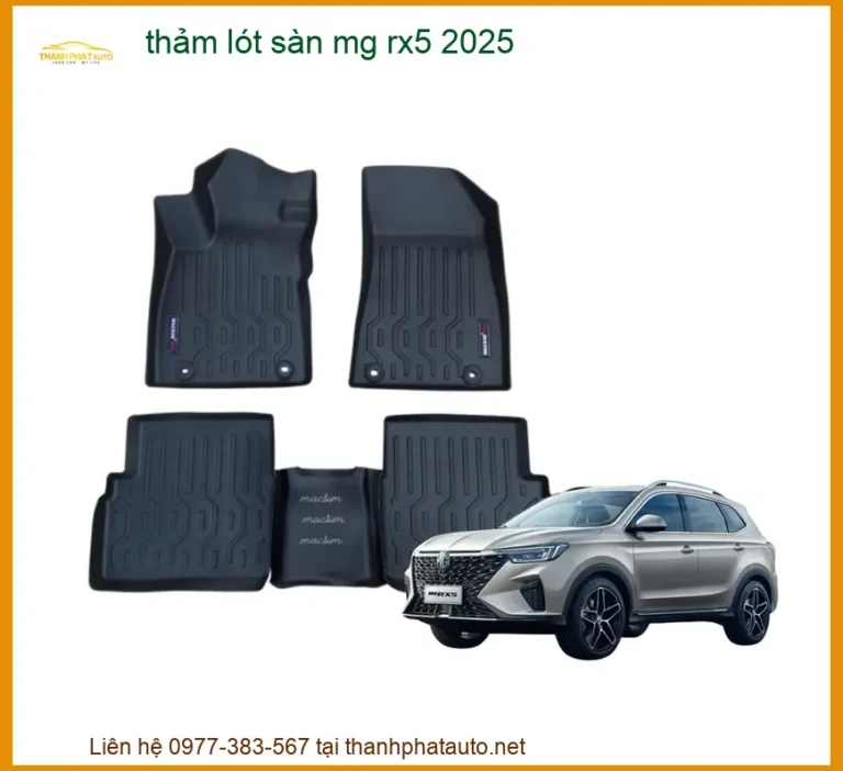 Thảm Lót Sàn Ô Tô 5D 6D Cao Cấp MG RX5 2025 - Trung Tâm Lắp Đặt Chính Hãng TPHCM
