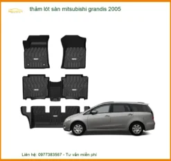 Thảm Lót Sàn Mitsubishi Grandis 2005 - Địa Chỉ Lắp Đặt Uy Tín TPHCM