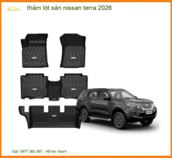 Thảm Lót Sàn Nissan Terra 2026 - Địa Chỉ Lắp Đặt Uy Tín TPHCM