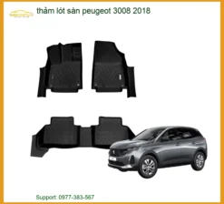 Thảm Lót Sàn Cao Cấp Peugeot 3008 2018 - Địa Chỉ Lắp Đặt Uy Tín TPHCM
