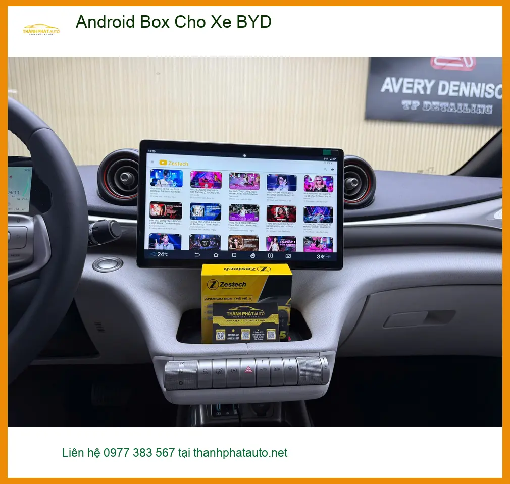 Anh Tấn lắp Android Box BYD ở Cần Giờ xem YouTube, bản đồ tiện lợi ảnh thực tế 4