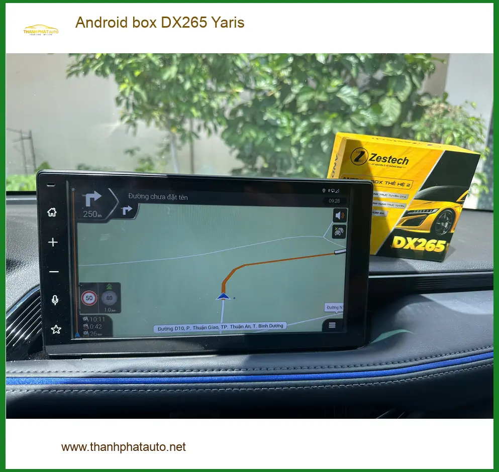 Anh Khải lắp Android box DX265 cho Toyota Yaris Quận 5
