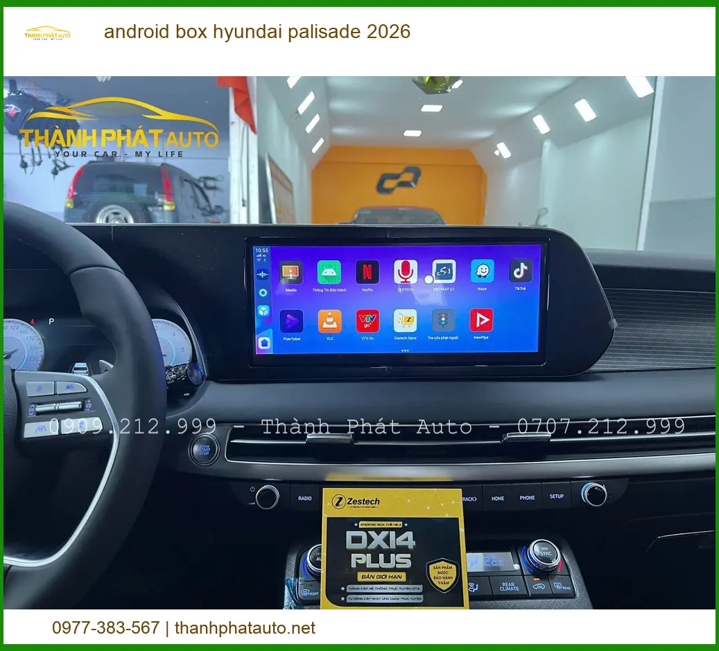 Màn Hình Android Box Hyundai Palisade 2026 - Trung Tâm Lắp Đặt Chính Hãng TPHCM
