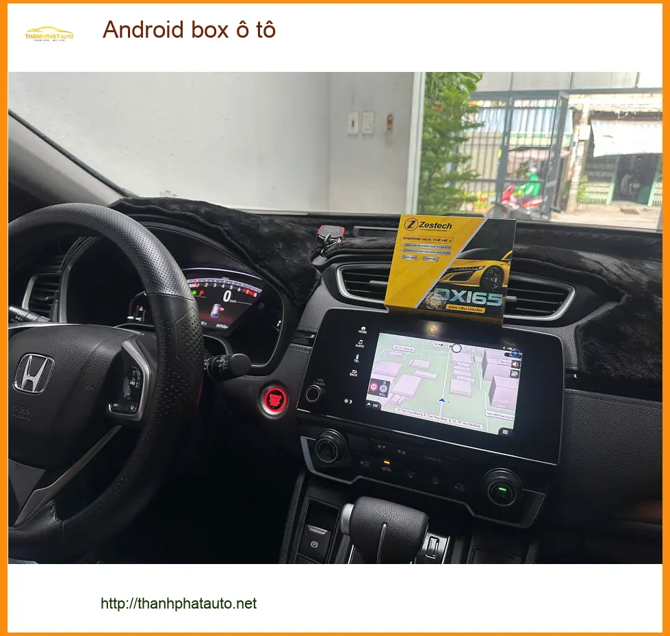 Chị Vân Anh lắp Android box ô tô cho VinFast Fadil tại Quận Tân Bình. ảnh thực tế 2