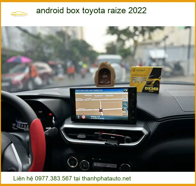 Android Box Toyota Raize 2022 - Địa Chỉ Lắp Đặt Uy Tín TPHCM