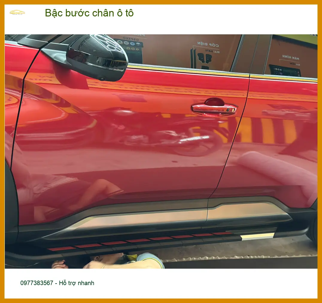 Anh Dũng lắp bậc bước chân Ford Ranger tại Củ Chi để tiện lên xuống ảnh thực tế 3