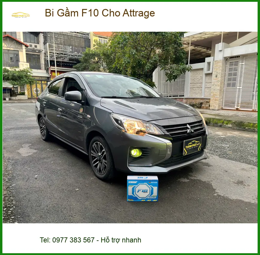 Nâng cấp Bi Gầm F10 cho Attrage của Anh Tùng tại Thủ Đức vì đèn zin yếu ảnh thực tế 4