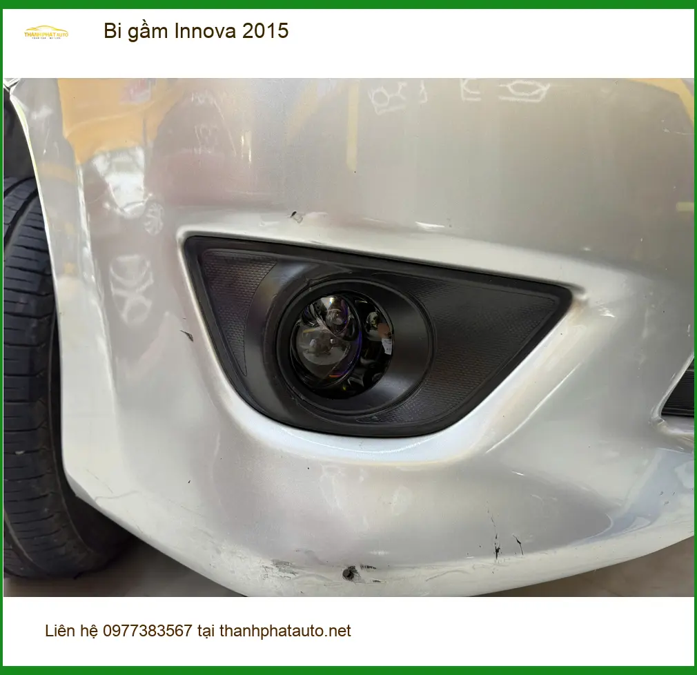 Chú Quang lắp bi gầm Innova 2015 tại Quận 4 để đi đường tối an toàn hơn ảnh thực tế 3