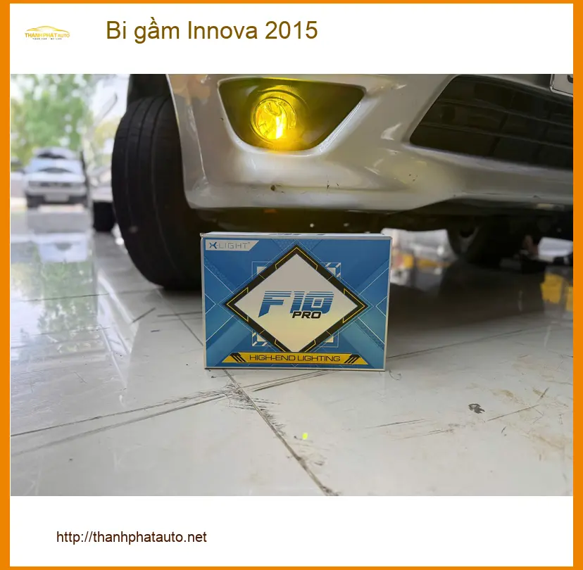 Chú Quang lắp bi gầm Innova 2015 tại Quận 4 để đi đường tối an toàn hơn ảnh thực tế 4