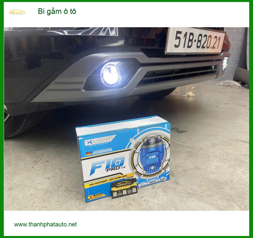 Anh Khoa lắp bi gầm ô tô cho Honda CRV tại Quận 8 vì đèn zin yếu khi về đêm ảnh thực tế 3