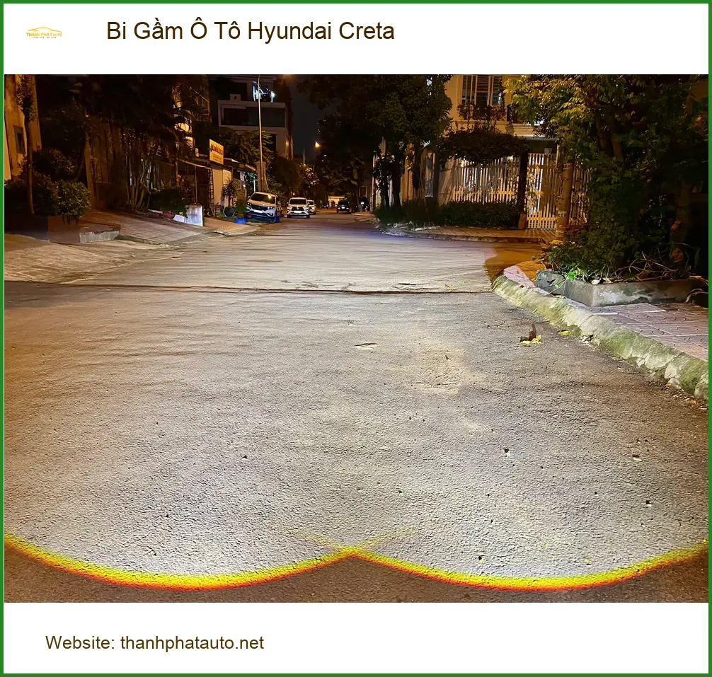 Anh Nam độ Bi Gầm Hyundai Creta tại Thủ Đức khi đèn zin không đủ sáng ảnh thực tế 5