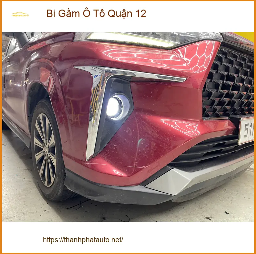 Anh Minh lắp Bi Gầm Ô Tô cho Hyundai Creta tại Quận 12 vì đèn yếu