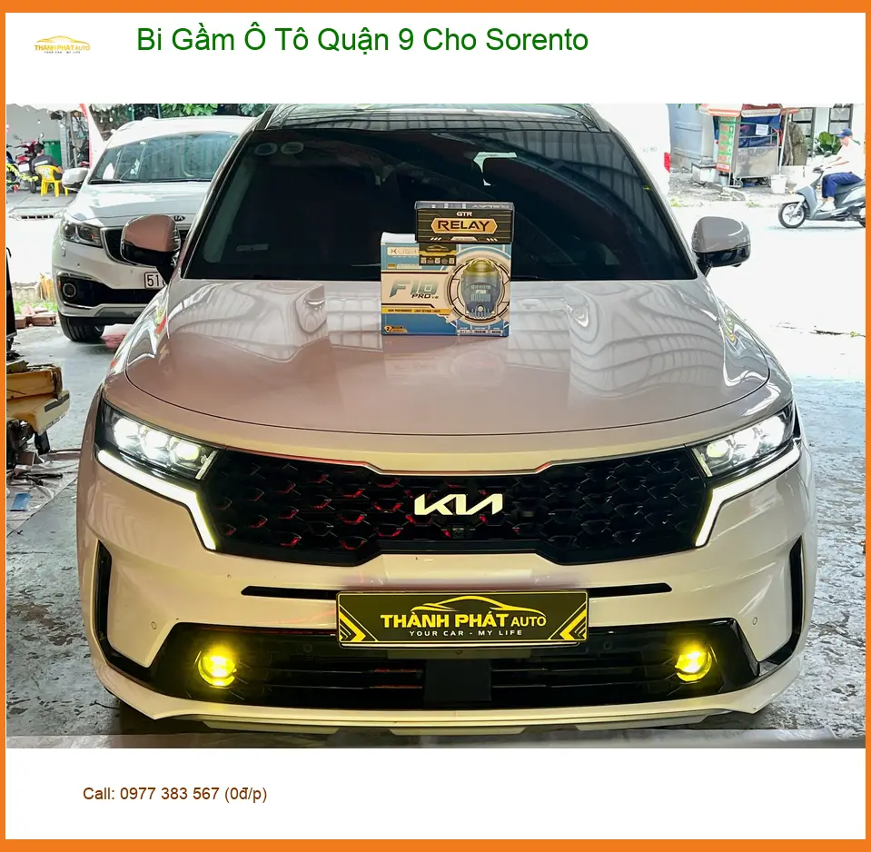 Anh Bách độ bi gầm cho Sorento ở Quận 9, hay đi lại giữa Quận Thủ Đức ảnh thực tế 2