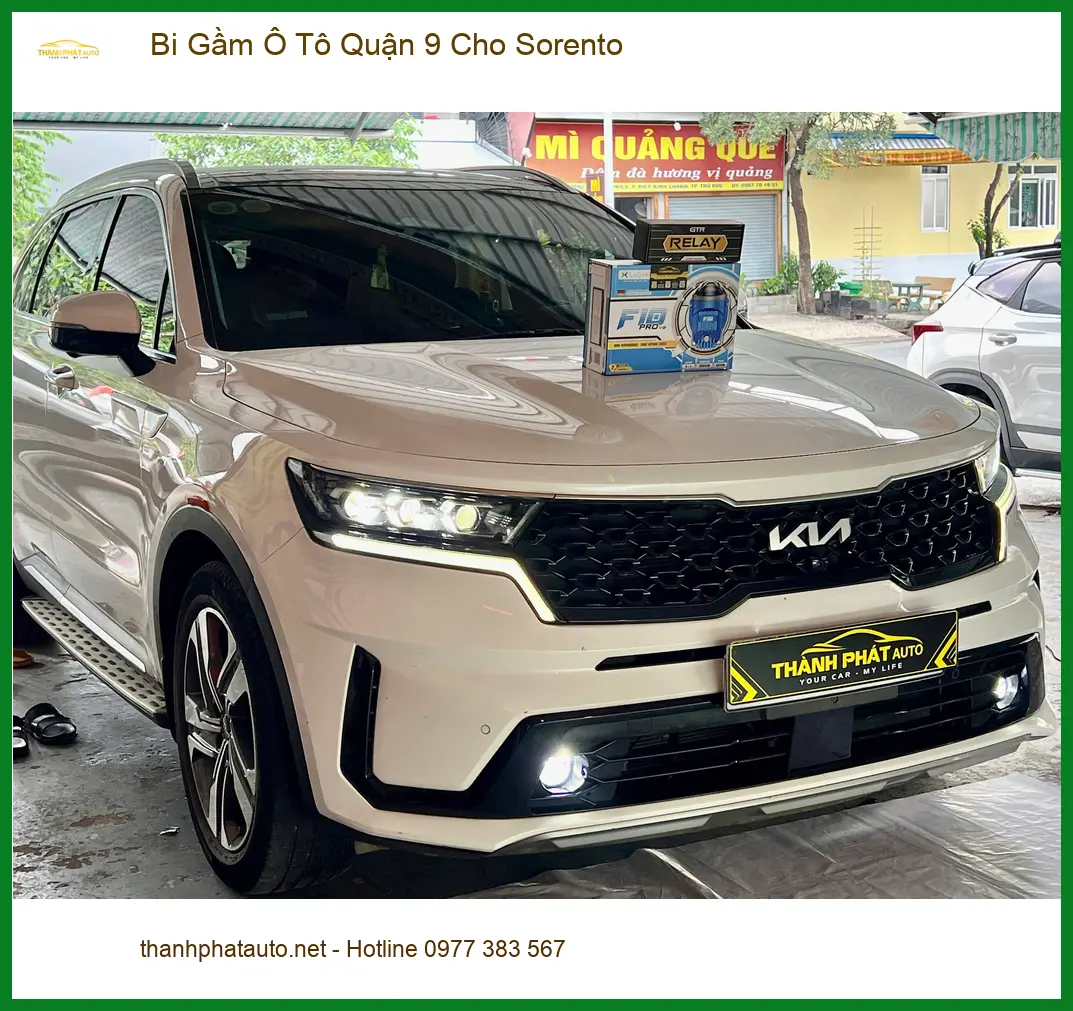 Anh Bách độ bi gầm cho Sorento ở Quận 9, hay đi lại giữa Quận Thủ Đức ảnh thực tế 5