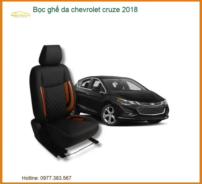 Bọc Ghế Da Chevrolet Cruze 2018 - Trung Tâm Lắp Đặt Chính Hãng TPHCM