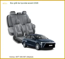 Bọc Ghế Da Hyundai Accent 2026