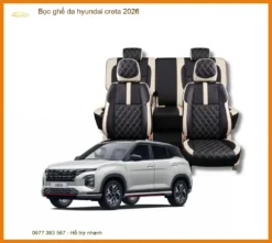 Bọc Ghế Da Hyundai Creta 2026 - Trung Tâm Lắp Đặt Uy Tín Giá Tốt TPHCM