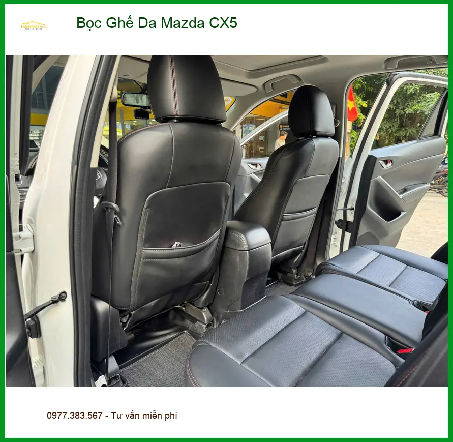 Anh Quang bọc ghế da Mazda CX5 Quận Gò Vấp, nâng tầm sang trọng cho xế yêu