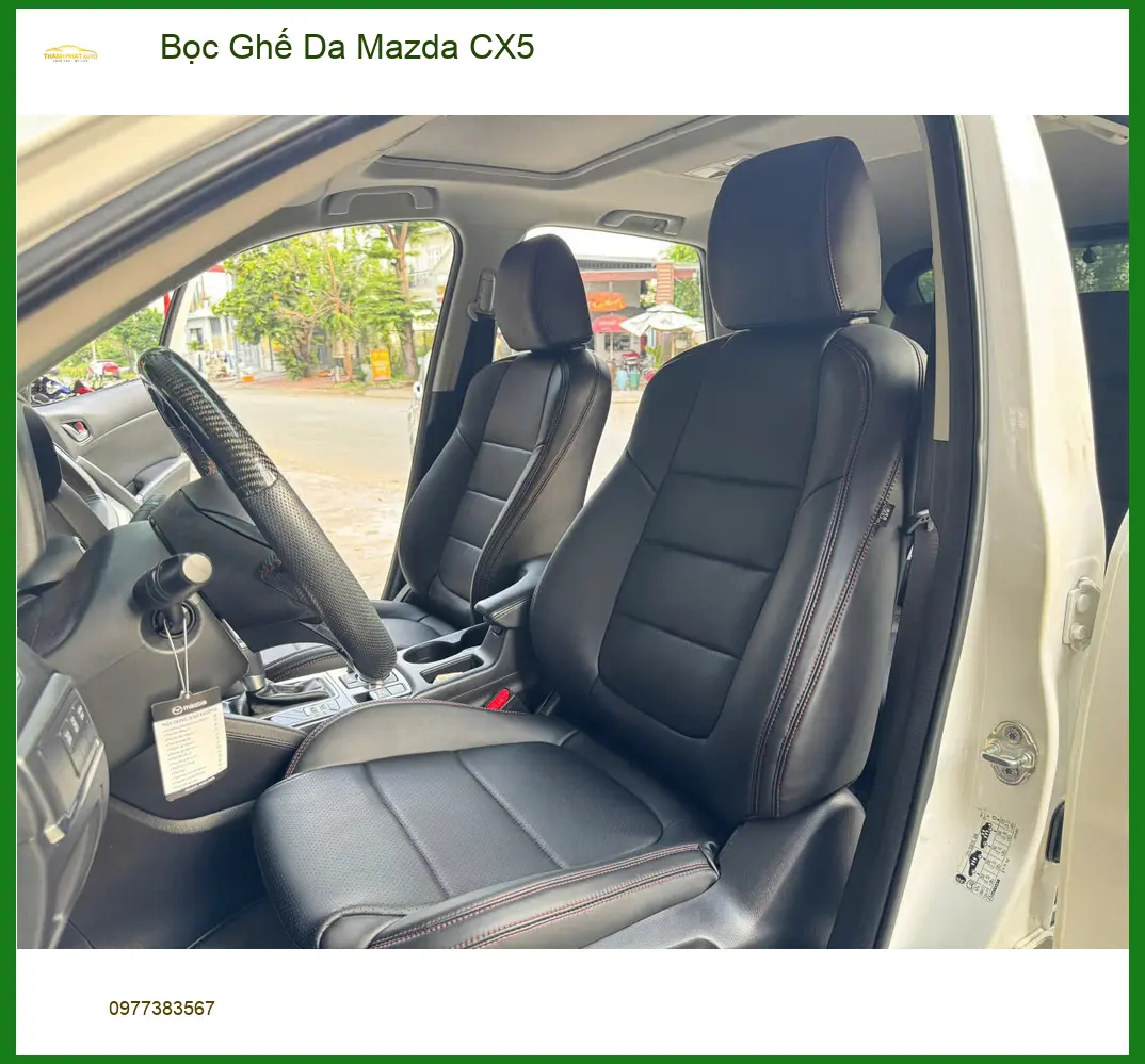 Anh Quang bọc ghế da Mazda CX5 Quận Gò Vấp, nâng tầm sang trọng cho xế yêu ảnh thực tế 3