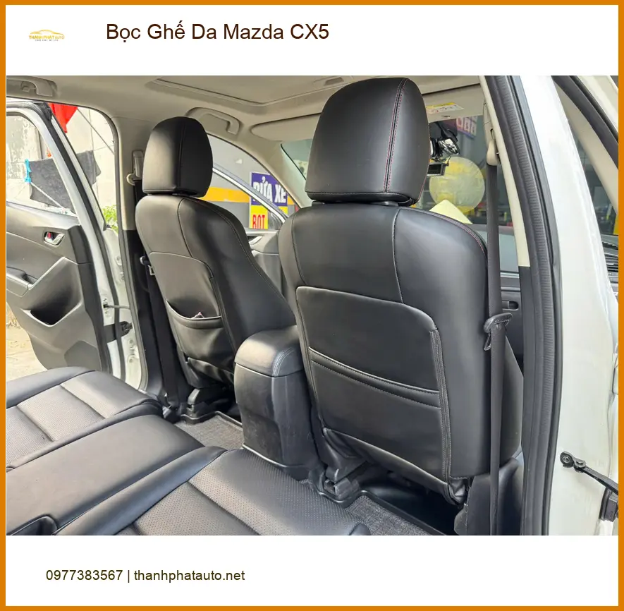 Anh Quang bọc ghế da Mazda CX5 Quận Gò Vấp, nâng tầm sang trọng cho xế yêu ảnh thực tế 4