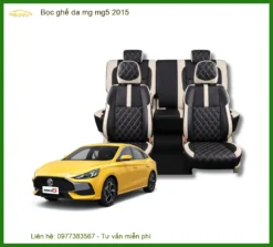 Bọc Ghế Da MG MG5 2015 - Địa Chỉ Lắp Đặt Chính Hãng TPHCM