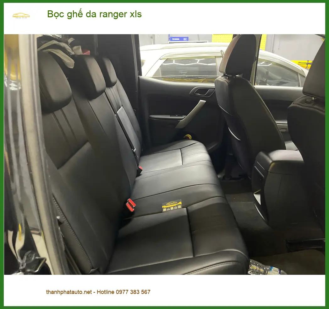 Anh Khải bọc ghế da Ranger XLS ở Quận Tân Bình để làm mới nội thất ảnh thực tế 3