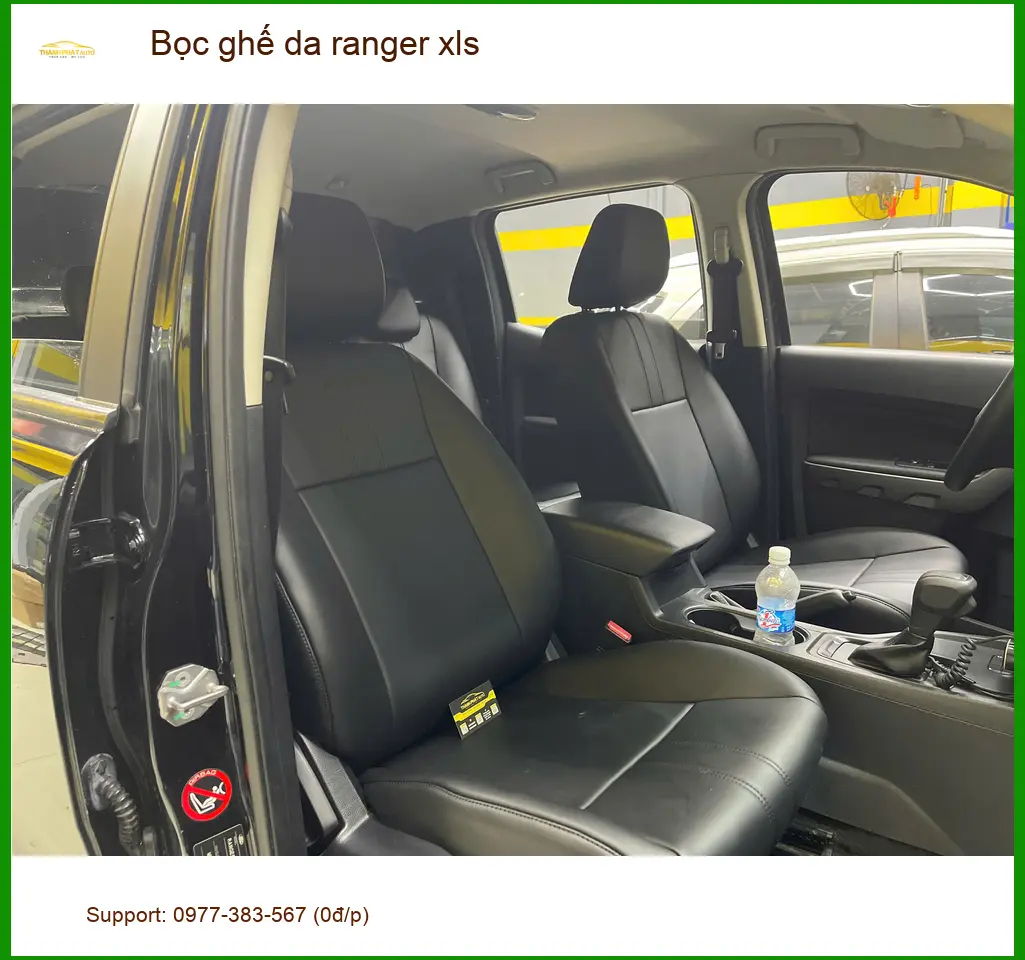 Anh Khải bọc ghế da Ranger XLS ở Quận Tân Bình để làm mới nội thất ảnh thực tế 4