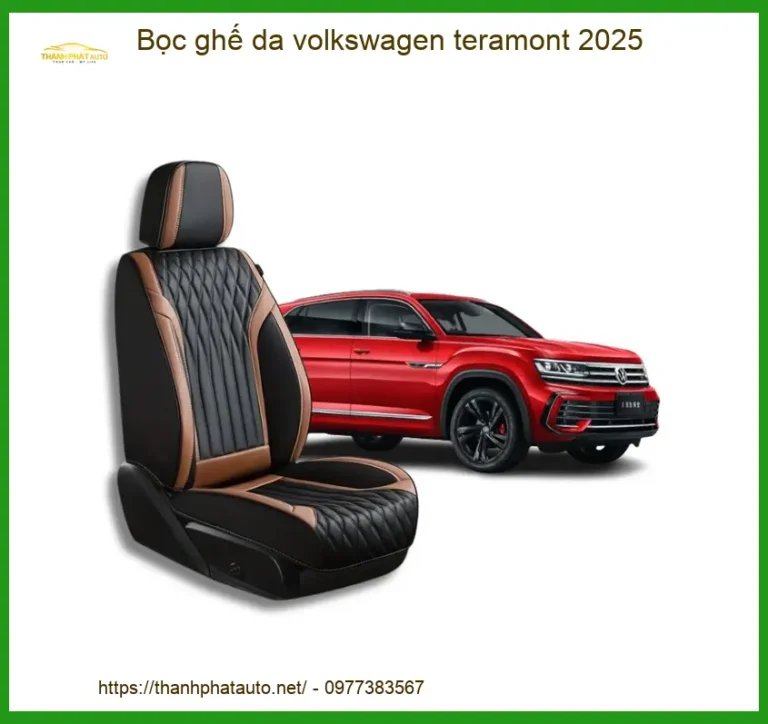 Bọc Ghế Da Volkswagen Teramont 2025 - Trung Tâm Lắp Đặt Chính Hãng TPHCM