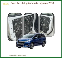 Cách âm chống ồn Honda Odyssey 2018 - Địa Chỉ Lắp Đặt Uy Tín TPHCM